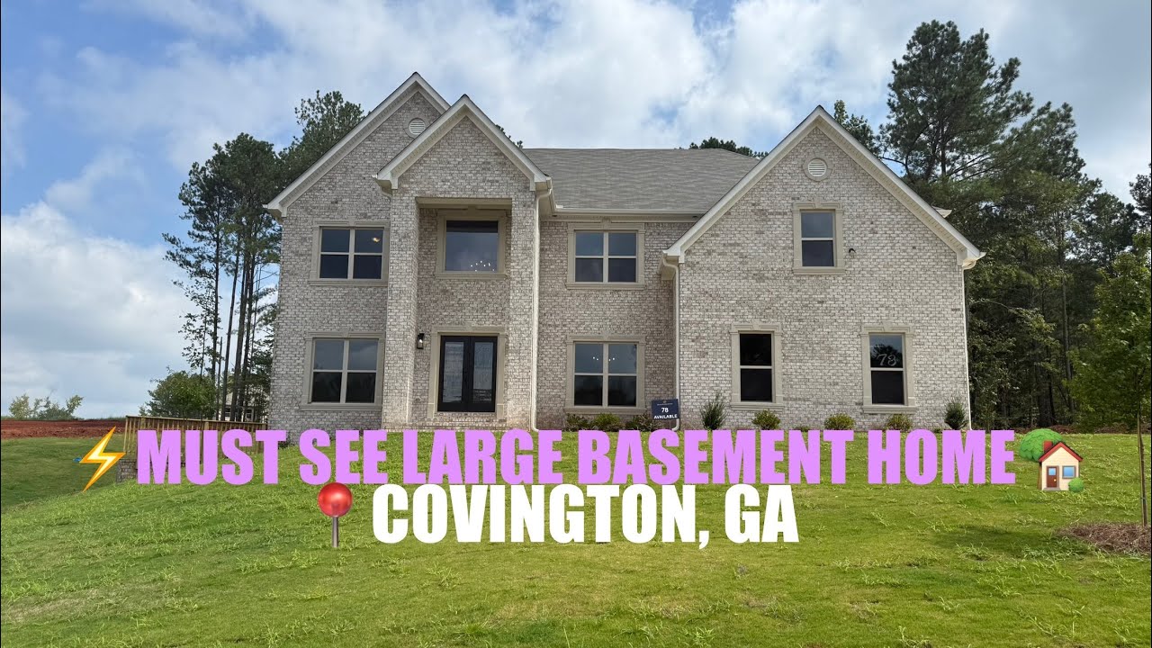 ⚡️Would You Live in This Huge Luxury New Build in Covington, GA? | $669,550 | Over 4,000 SqFt🏡