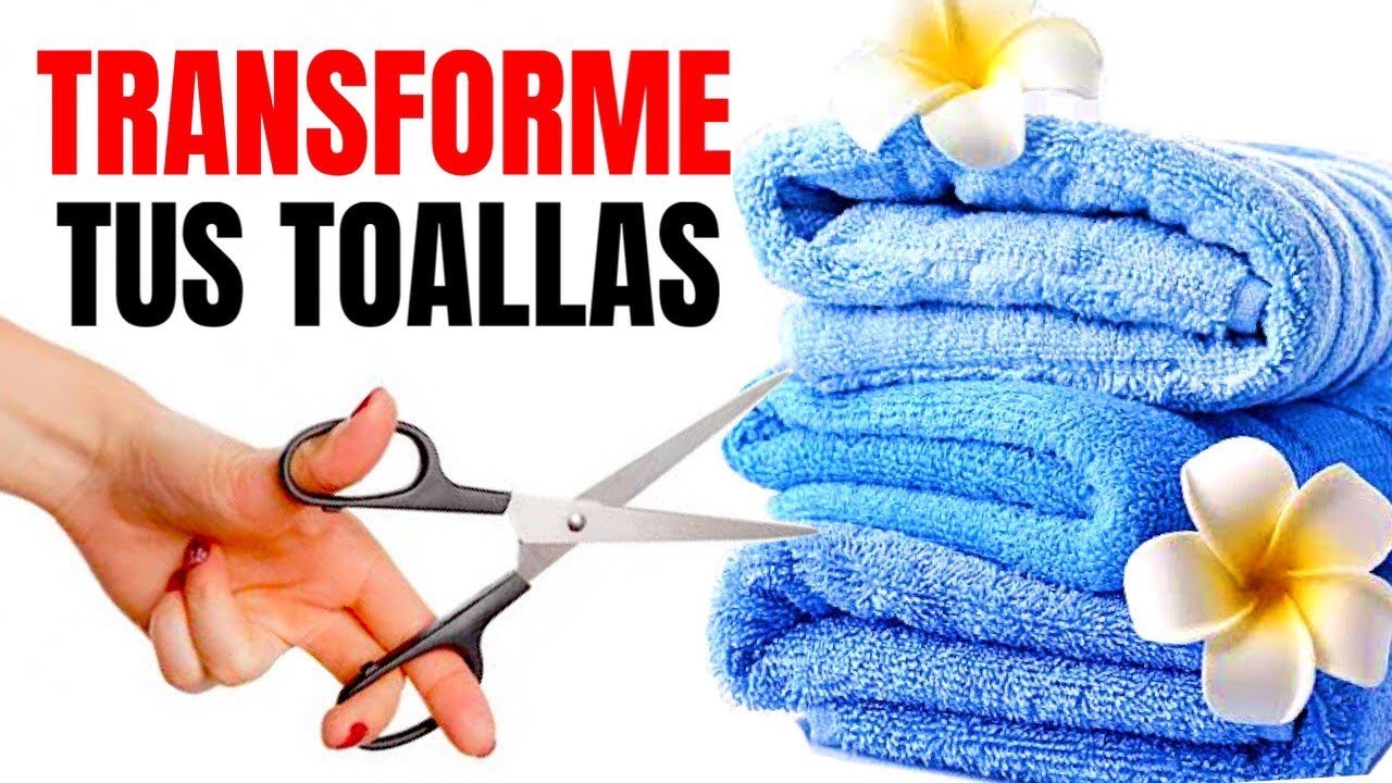 Customiza tus Toallas - 3 Trucos Geniales con Toallas