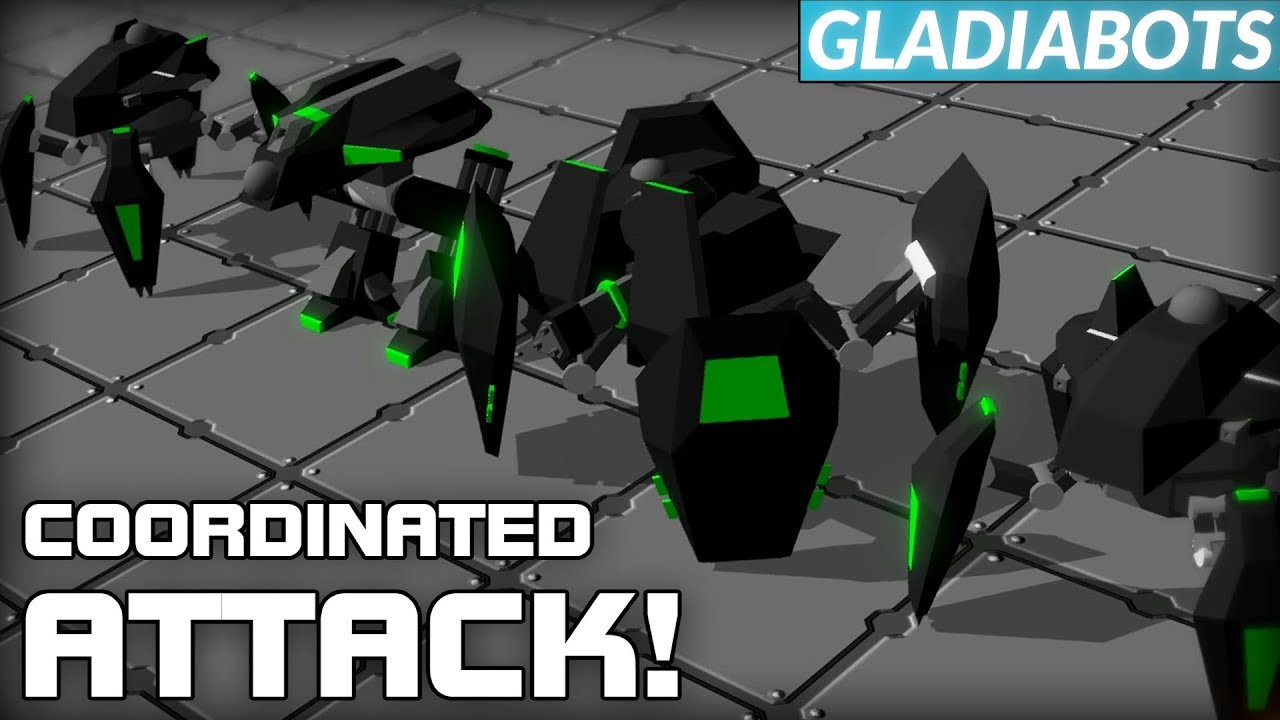 Coordinated AI Targeting & Teamwork! (Gladiabots #03)