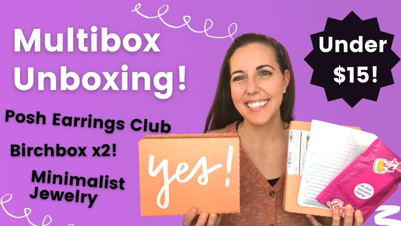 Opening FOUR Beauty and Jewelry Subscription Boxes under $15!