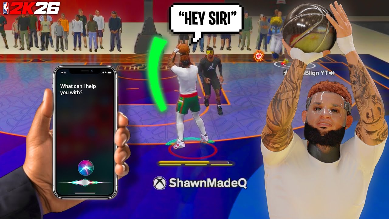 Я позволил Siri выбрать мой бросок в NBA2K26… «И это действительно сработало»😳