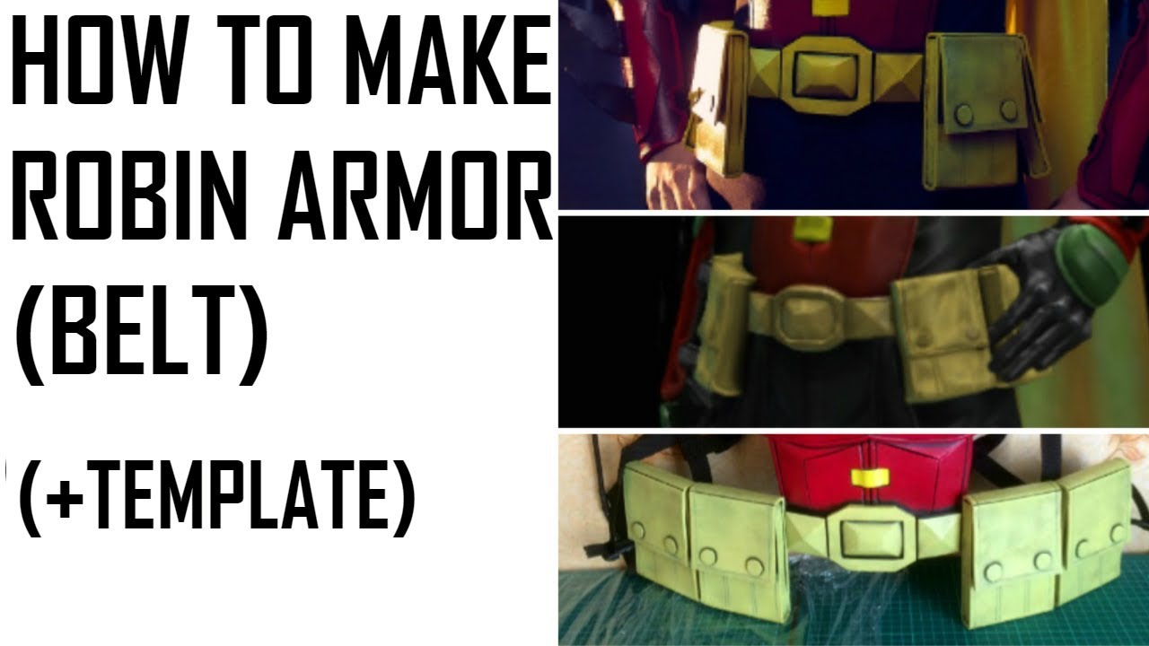 HOW TO MAKE ROBIN ARMOR (BELT) TUTORIAL