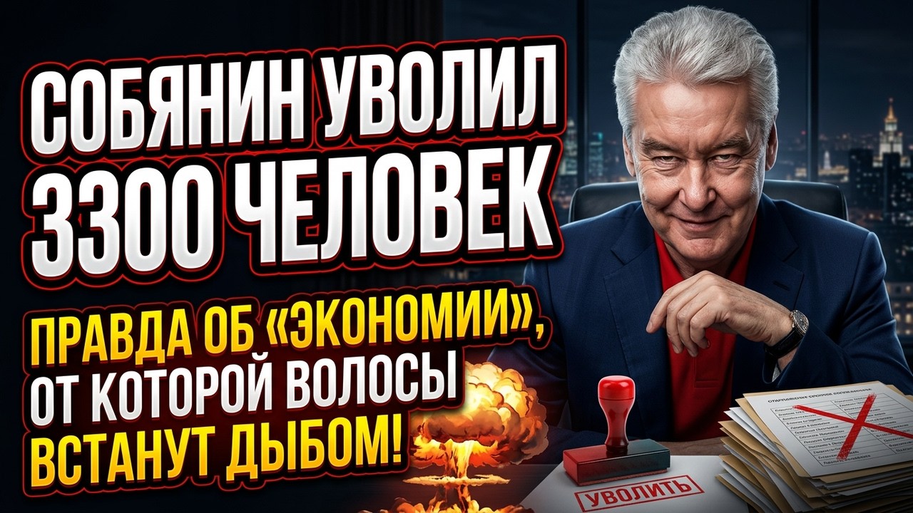 Собянин уволил 3300 человек. Правда об &laquo;экономии&raquo;, от которой волосы встанут дыбом