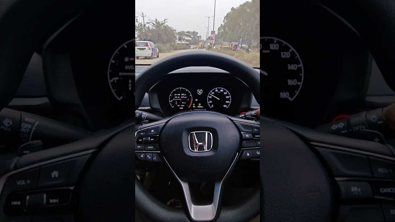 2025 New Honda Amaze CVT City Mileage #hondaamaze #hondacarsindia #mileage_test #hondaamaze2025