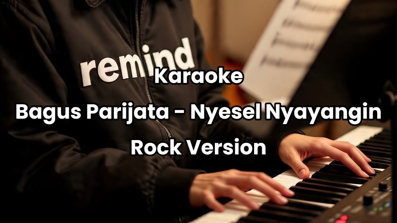 Bagus Parijata - Nyesel Nyayangin Karaoke Versi Rock