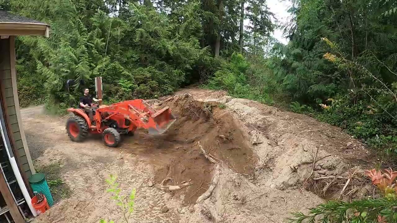 Dirt Work Behind the Shop!!