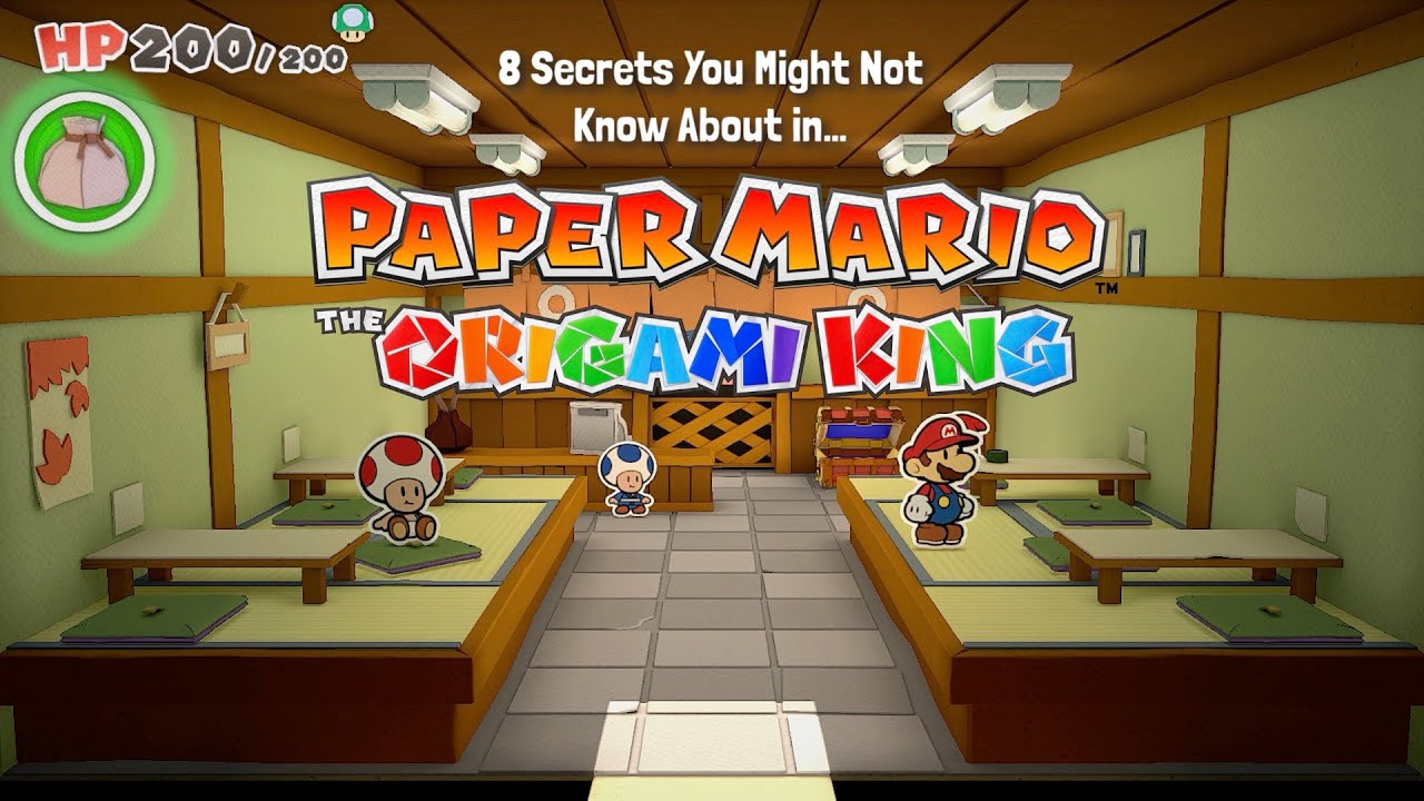 8 Secrets You Didn't Know About Paper Mario: The Origami King