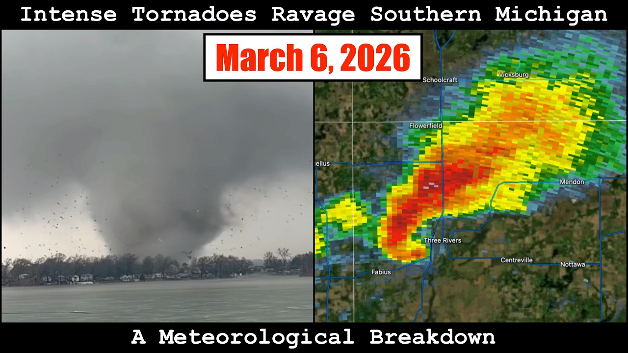 Intense Tornadoes Ravage Southern Michigan | March 6, 2026 | A Meteorological Breakdown