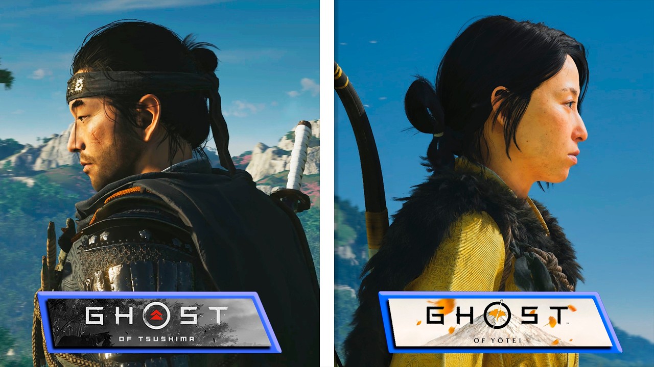 Ghost of Tsushima vs Ghost of Yōtei | Final Gameplay Graphics Comparison