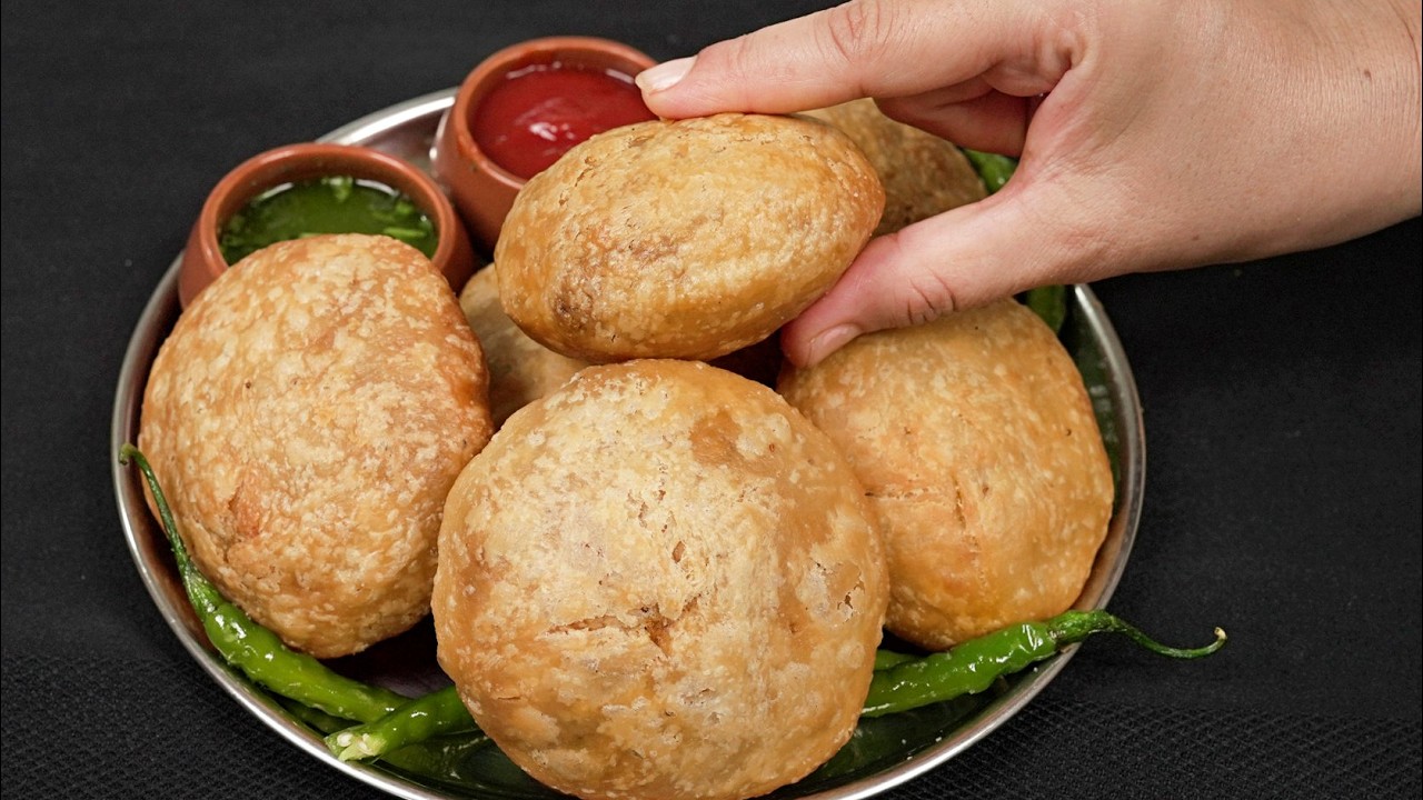 Easy Kachori Recipe with Potato Stuffing - Perfect Winter Snack | Crispy and Flaky Snack