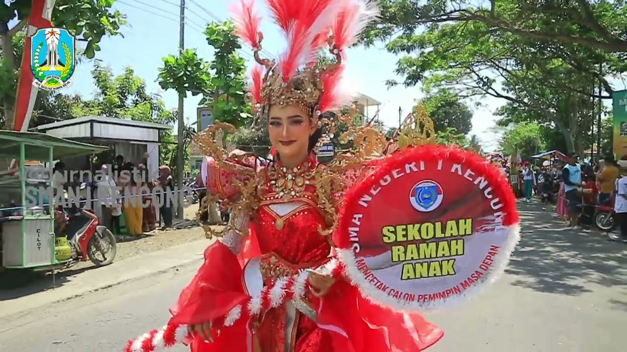 Raih Juara 1, Tim Karnaval SMAN 1 Kencong menghipnotis penonton
