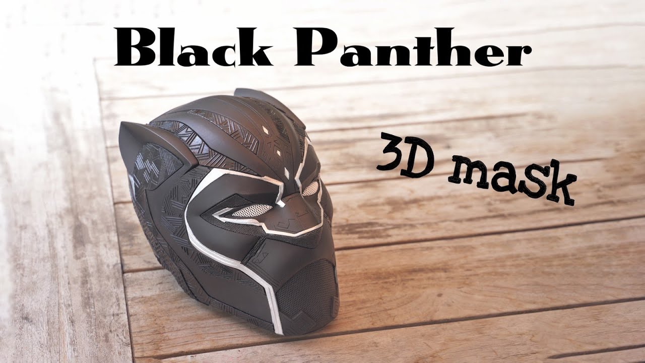 How to: Black Panther 3D helmet