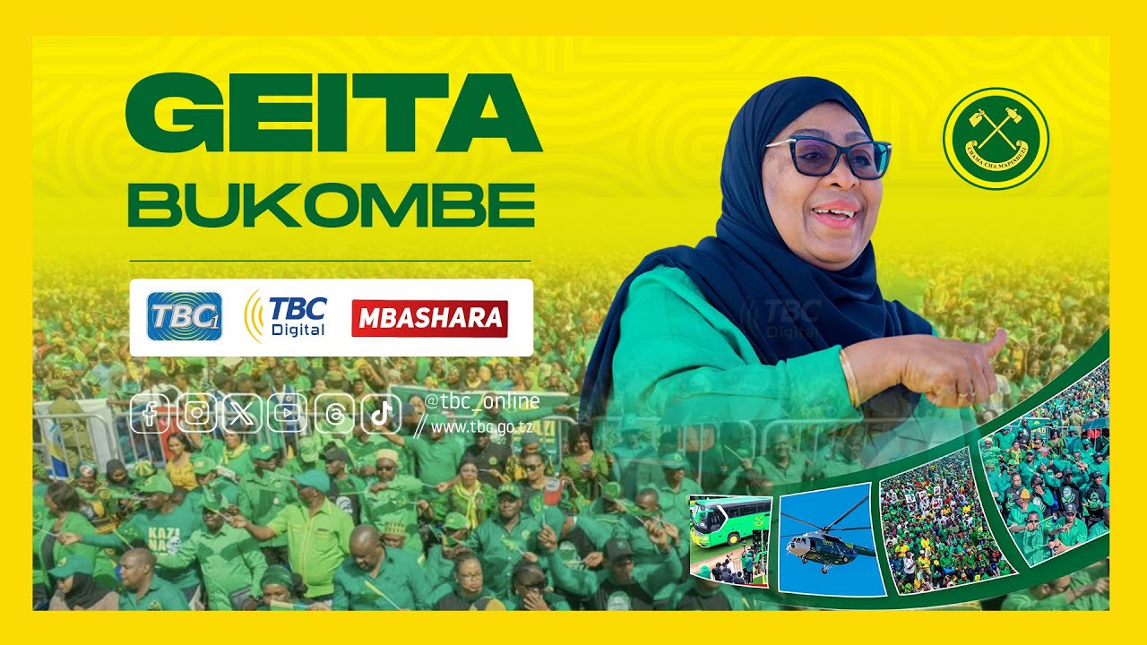 🔴#TBCLIVE: MKUTANO WA KAMPENI ZA MGOMBEA URAIS CCM - GEITA