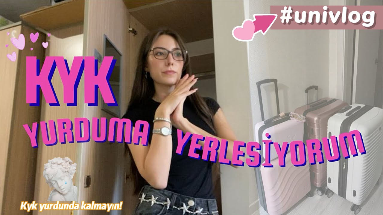 KYK yurduma yerleşiyorum | vlog 