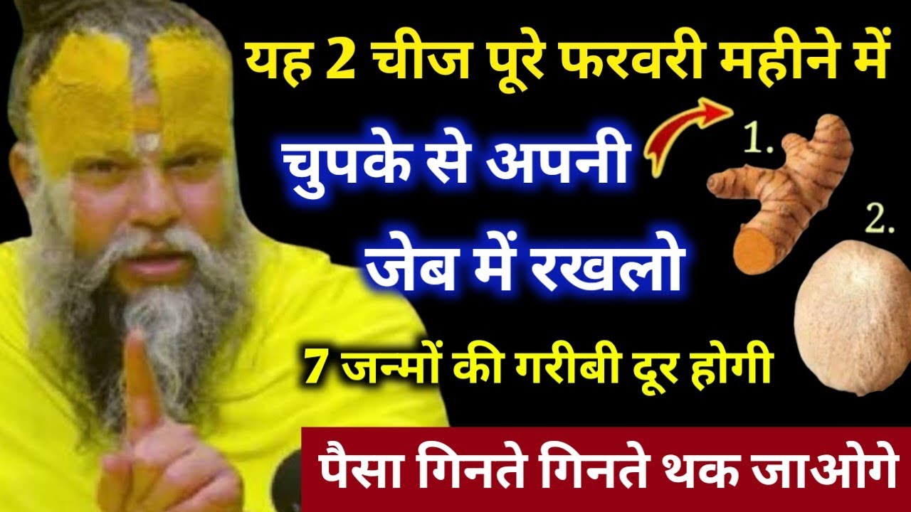 यह 2 चीजे पूरे फरवरी महीने में अपनी जेब में रखो, पैसा गिनते गिनते थक जाओगे / Premanand Ji Maharaj