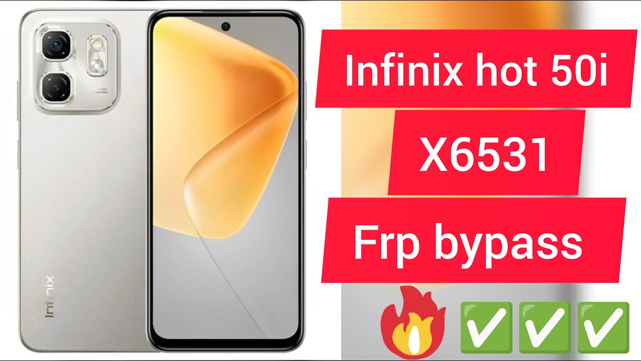 Infinix Hot 50i FRP Bypass без ПК