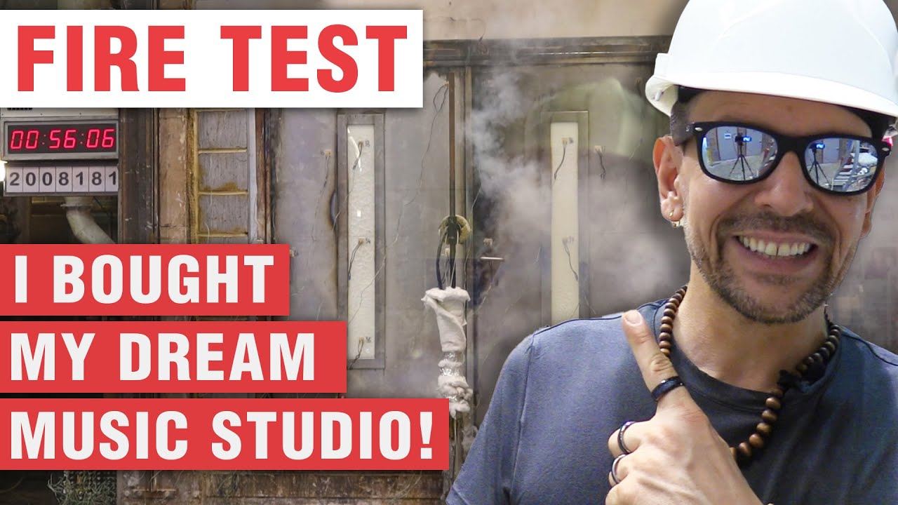 Building My Dream Music Studio Ep. 6: Studio Doors Fire Test
