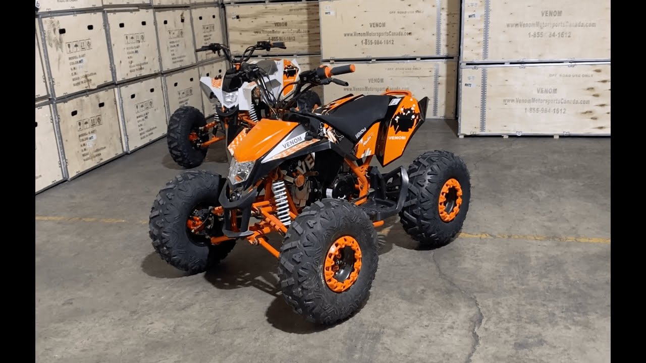 VENOM 125CC RACING MADIX ATV | HIGH PERFORMANCE | AUTOMATIC W/ REVERSE | WALK AROUND | 855-984-1612
