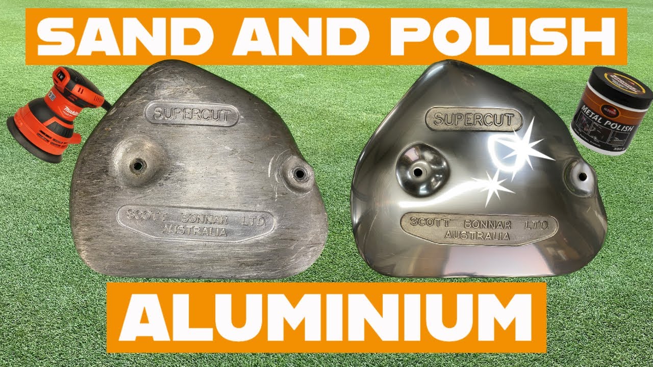 DIY How to sand and polish aluminium parts at home ( Scott Bonnar Super Cut - Model 17 )