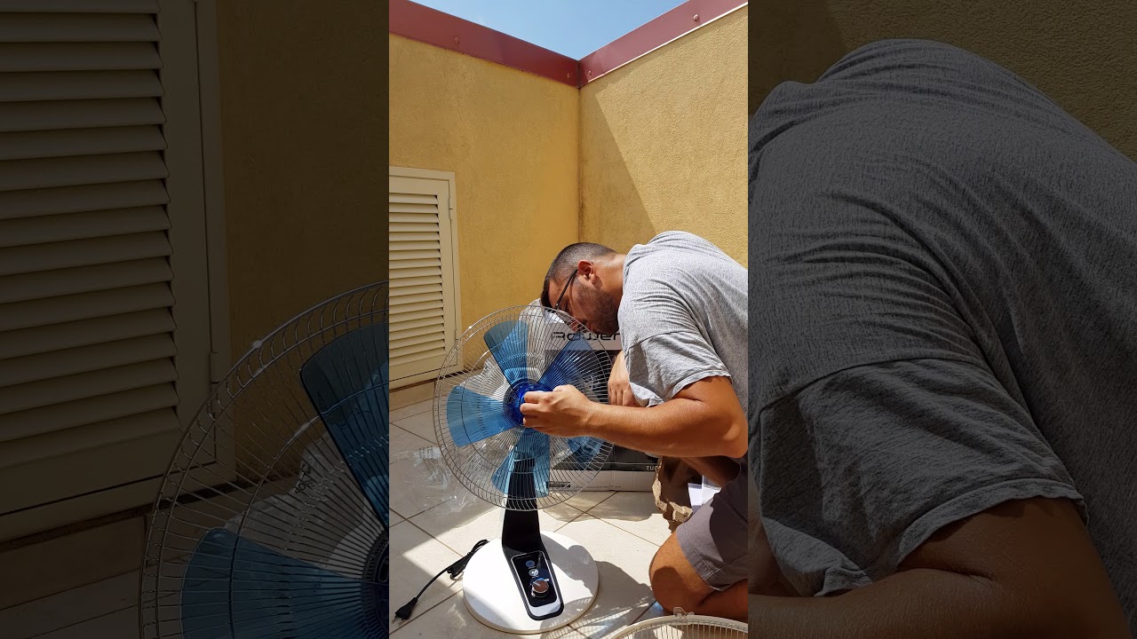 Come montare il Ventilatore Rowenta vu2640 da tavolo - guida al montaggio - How to do