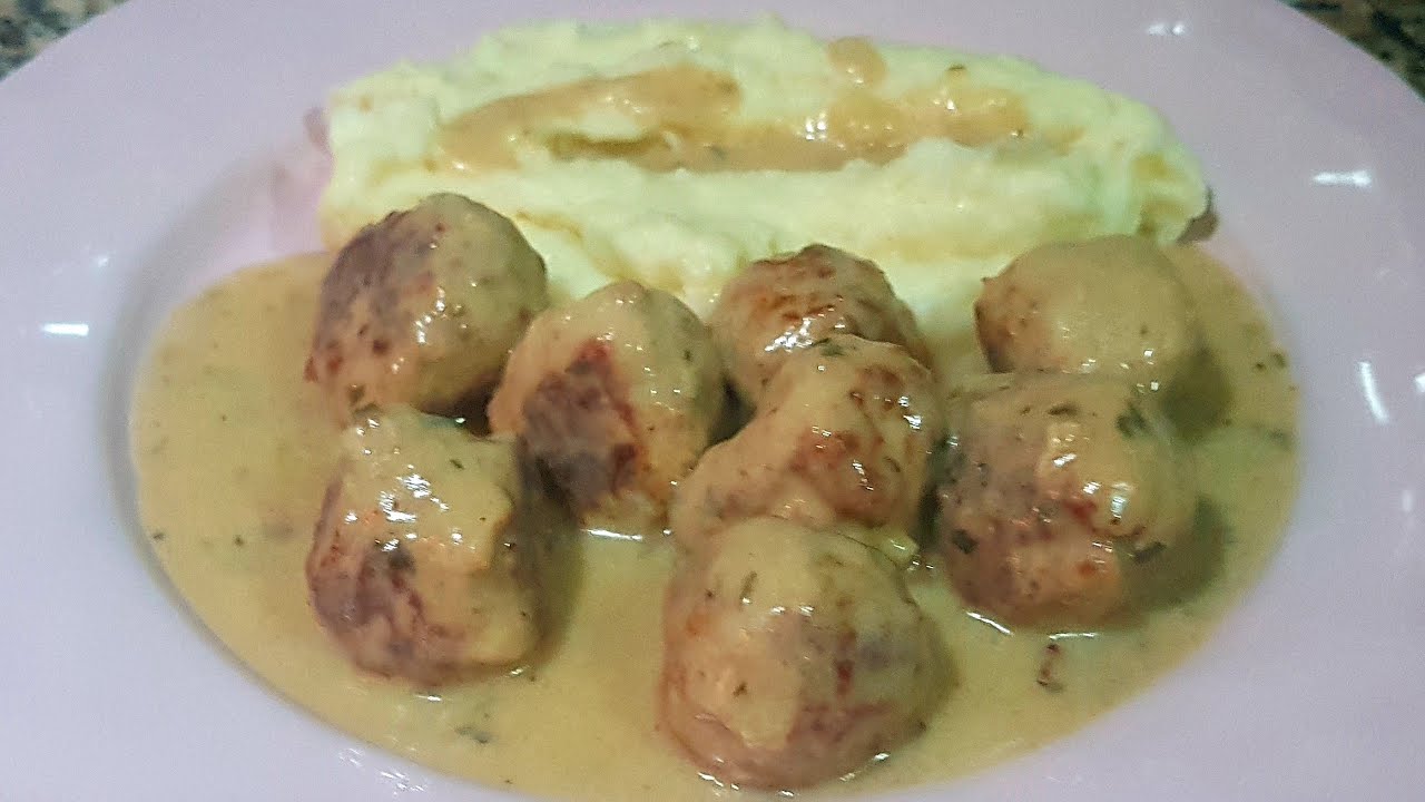 Boulettes suédoises ikea كرات كفتة الدجاج السويدية  المعروفة عند ايكيا