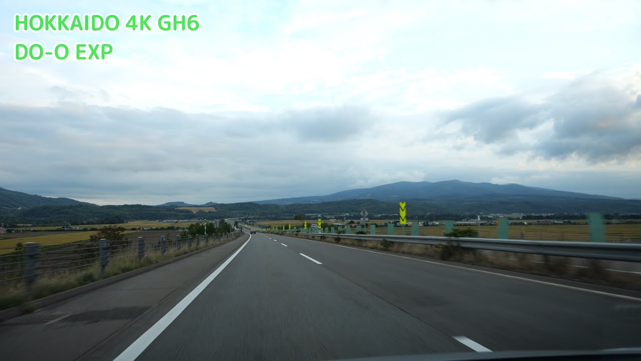 E5 #道央自動車道（札幌・函館方面 4K/60fps）：旭川鷹栖IC～札幌IC [ 旭川市～札幌市 車載動画 2023ドライブ] DO-O EXP  drive Hokkaido