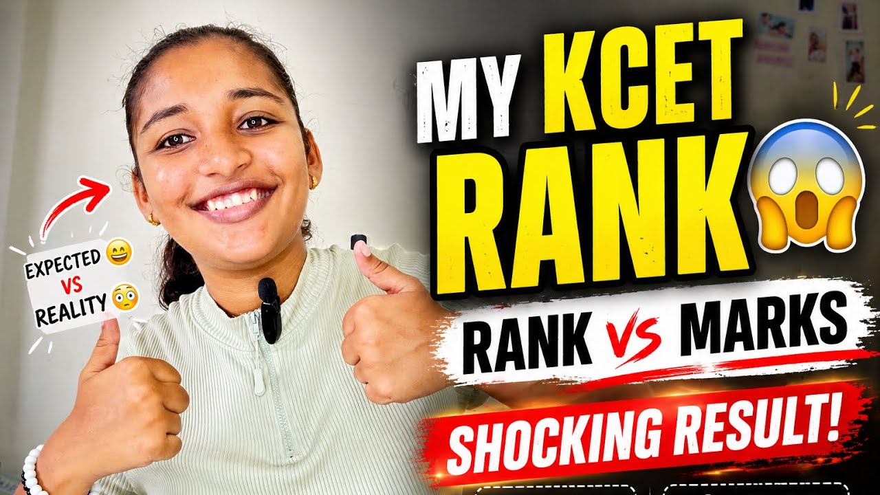     KCET Result Shock 😱 | Rank vs Marks Explained