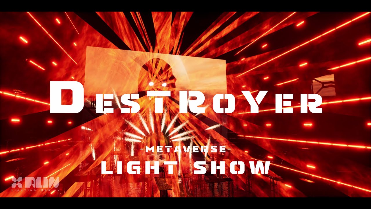 Destroyer｜Metaverse - Light Show｜Unreal Engine 5 - GrandMA2