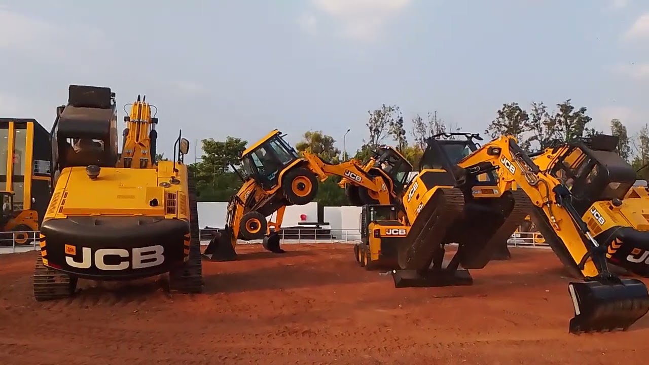 JCB show Indian l JCB backhoe