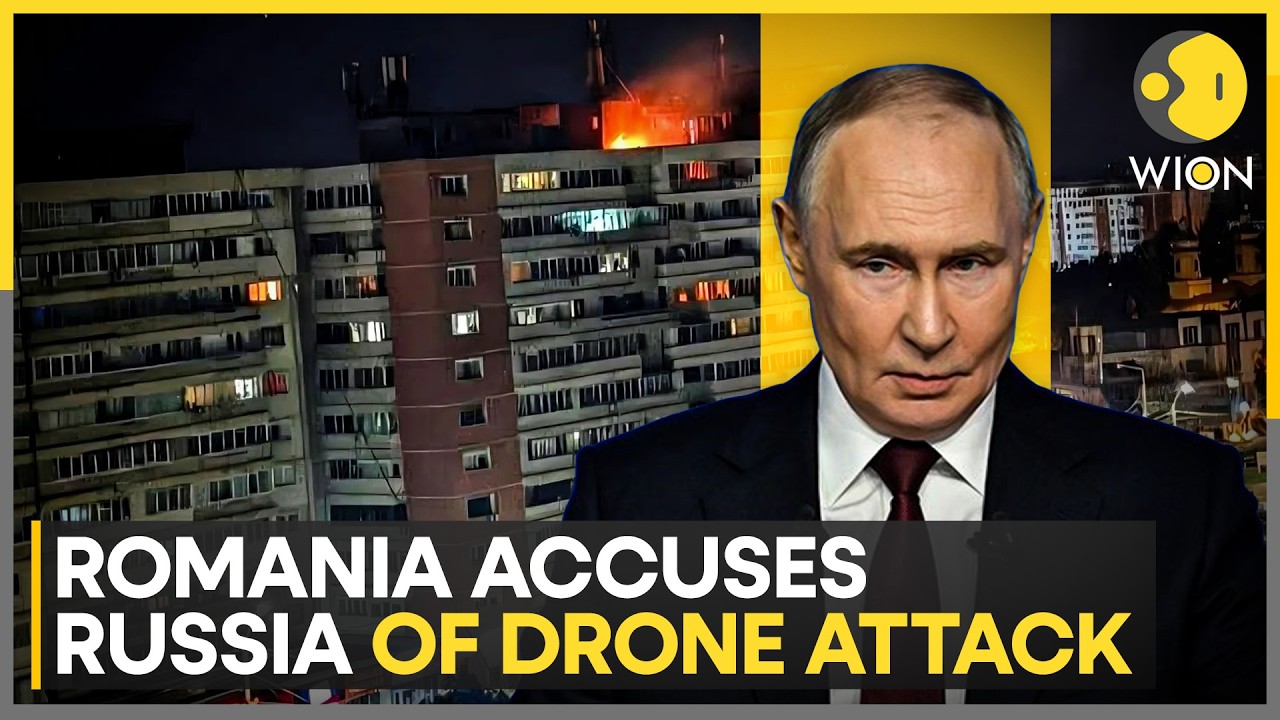 Drone Blast in Romania Sparks Tensions as Bucharest Blames Russia, Moscow Rejects Claims | WION