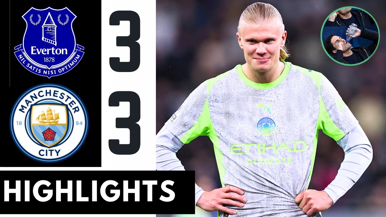 Haaland Goal - Everton Vs Man city 3-3 &ndash; All Goals & Highlights | Premier League 2026 - Doku