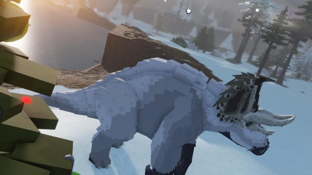 Roblox Jurassic Blocky! PLAYING AS THE LIMTED YETI TRIKE