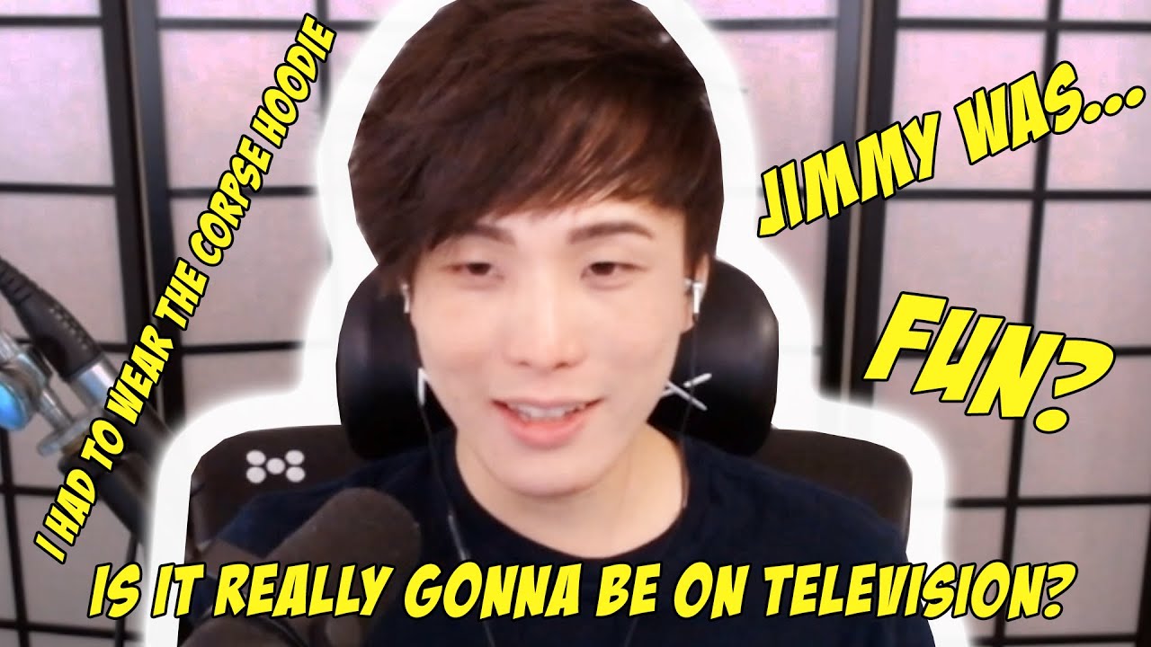 Compilation of Sykkuno sharing his experience about being in Jimmy Fallon Among Us lobby