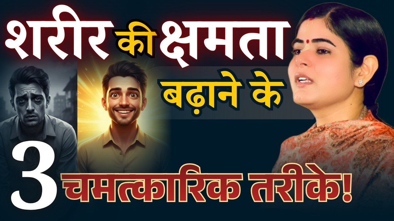 शरीर की ऊर्जा बढ़ाने के 3 अचूक तरीके | Energy of Senses @Chitralekhaji