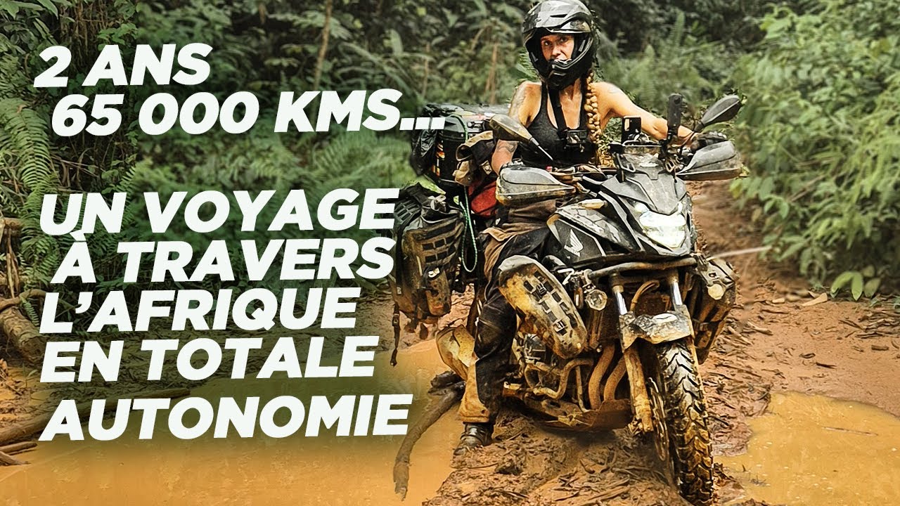 65 000 kms à travers l'Afrique en Honda 500 CBX en totale autonomie