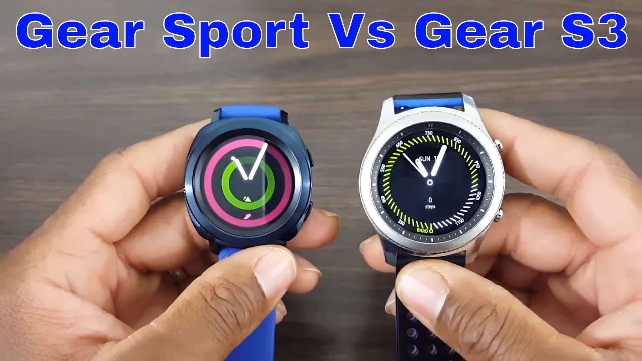 Сравнение Gear Sport 42 мм и Gear S3 Classic. В чем разница?