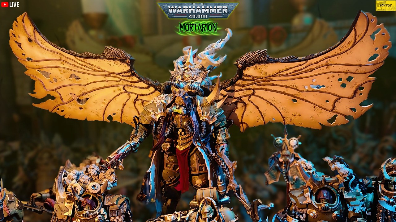 ⚫ Death Guard JOYTOY Mortarion Has Arrived 🤢 | LIVE Review | WraithMace💀