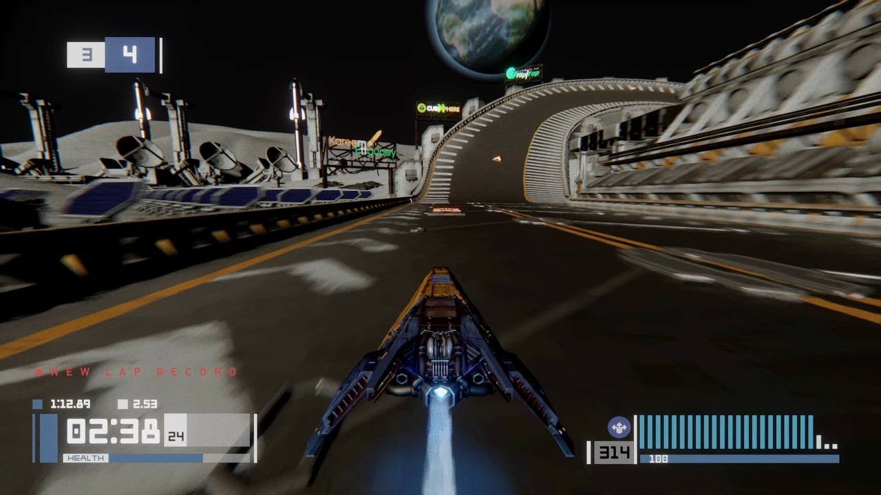 SlidEout3019 made in Dreams PS4/PS5 by gauffreman (Wipeout in the Dreams Universe)