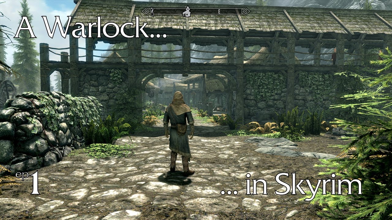 Lets Play A World of Warcraft Warlock.. In Skyrim Ep 1