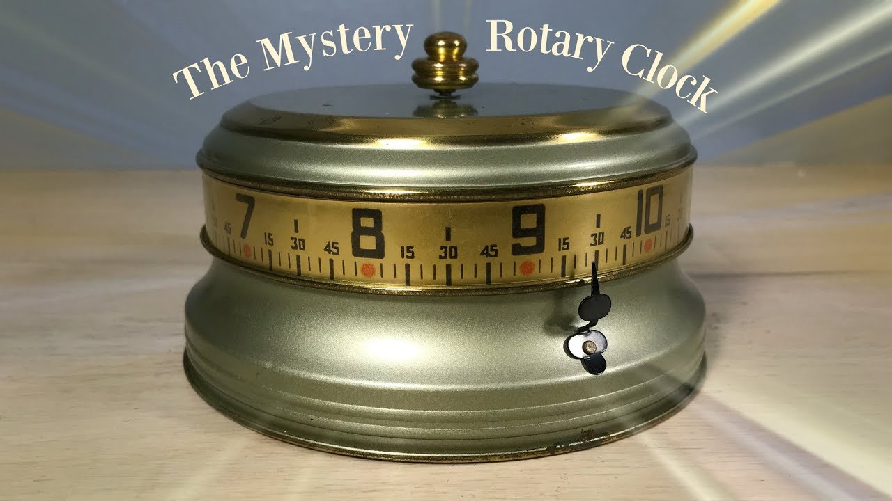 The Lux Mystery Rotary Clock or the Tape Measure Clock