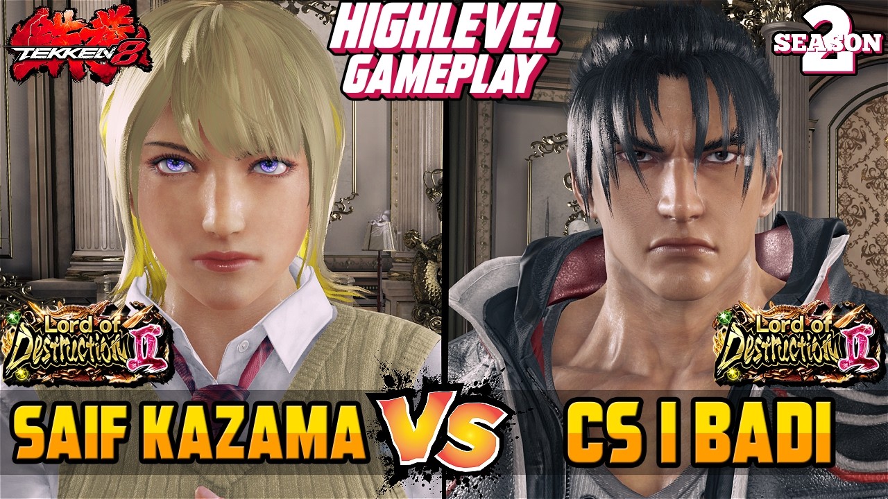 T8 – SAIF KAZAMA (Jun Kazama) vs CS | BADI (Jin Kazama) – Tekken 8 High Level Gameplay