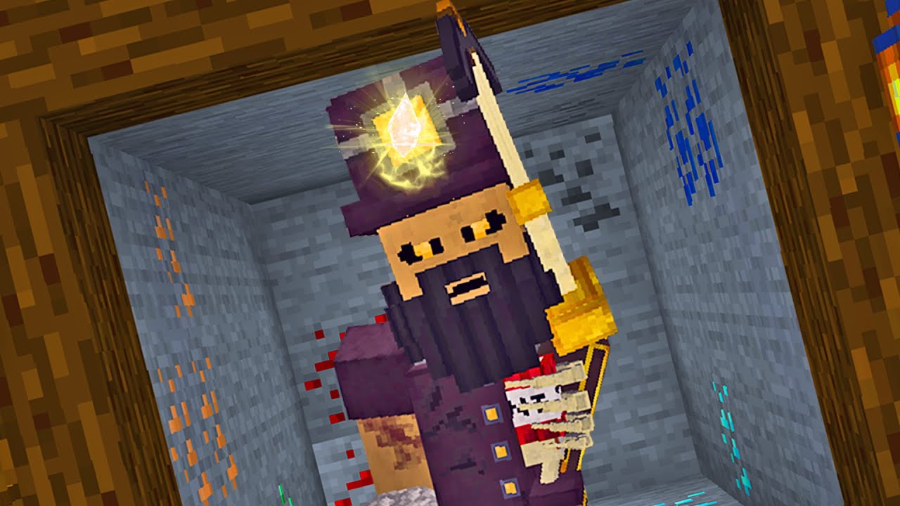 Flygter Fra En FORHEKSET Miner I Minecraft!