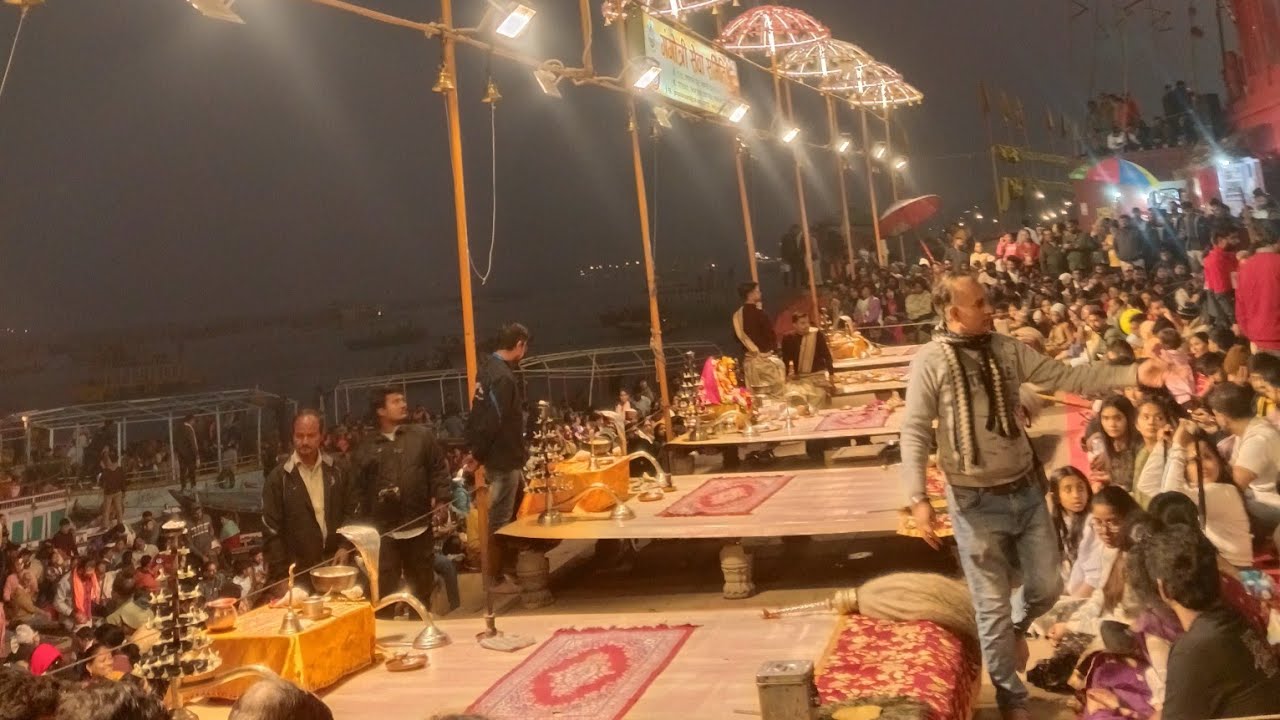 Ganga Aarti Full Video #varanasi #dashashwamedh Ghat Banaras @! #ganga # 12/01/2026 Evening 6.30 PM🔥