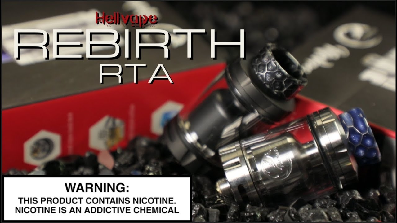 REBIRTH 25mm RTA By HELLVAPE ~Vape RTA Review~