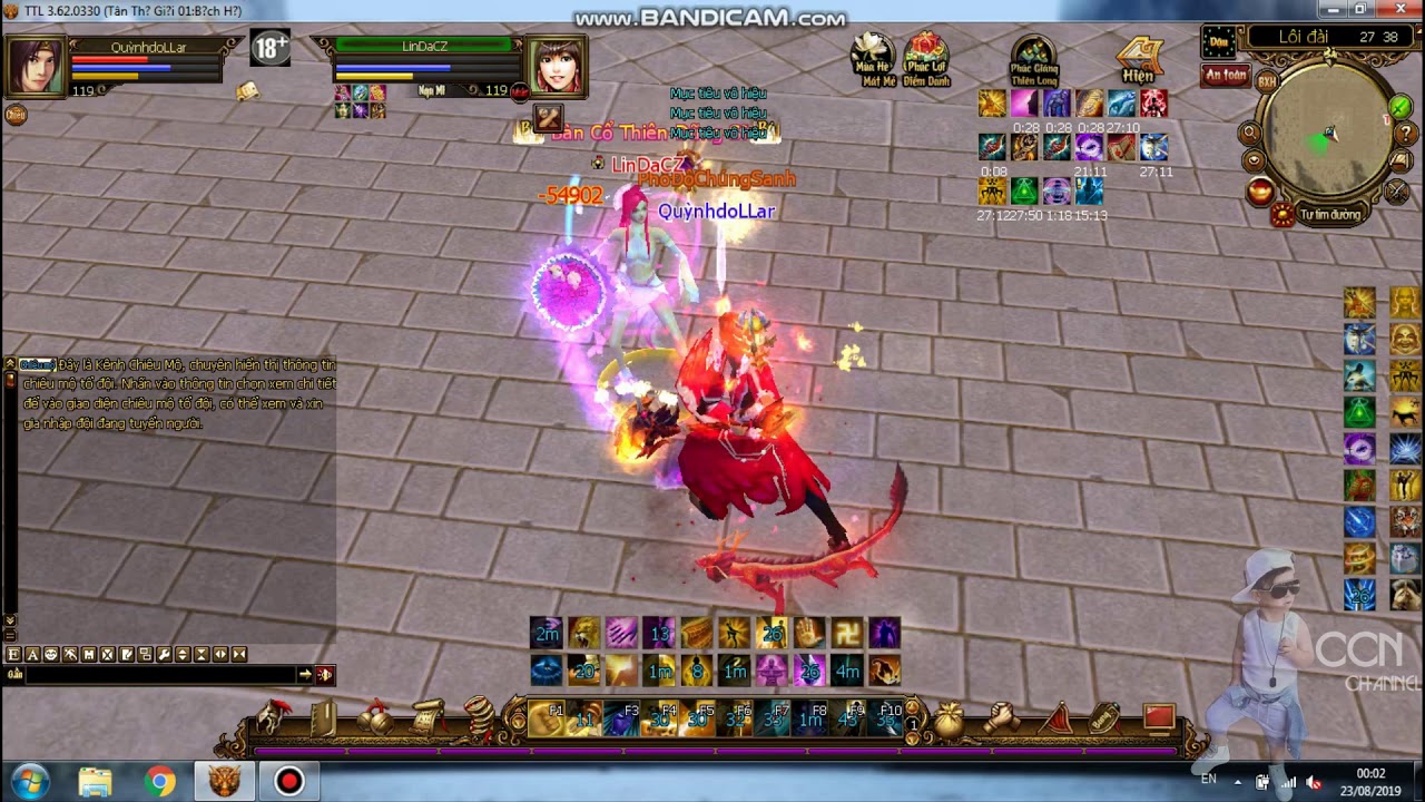 MV Giải Trí: Thiếu Lâm pk Lôi Đài- Server Bạch Hổ- Game Tân Thiên LOng 3D