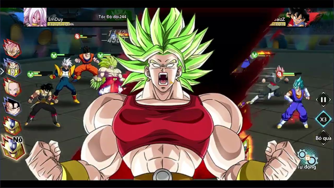 COMBO THỨC TỈNH | Full form siêu truy kích với Evil Bardock