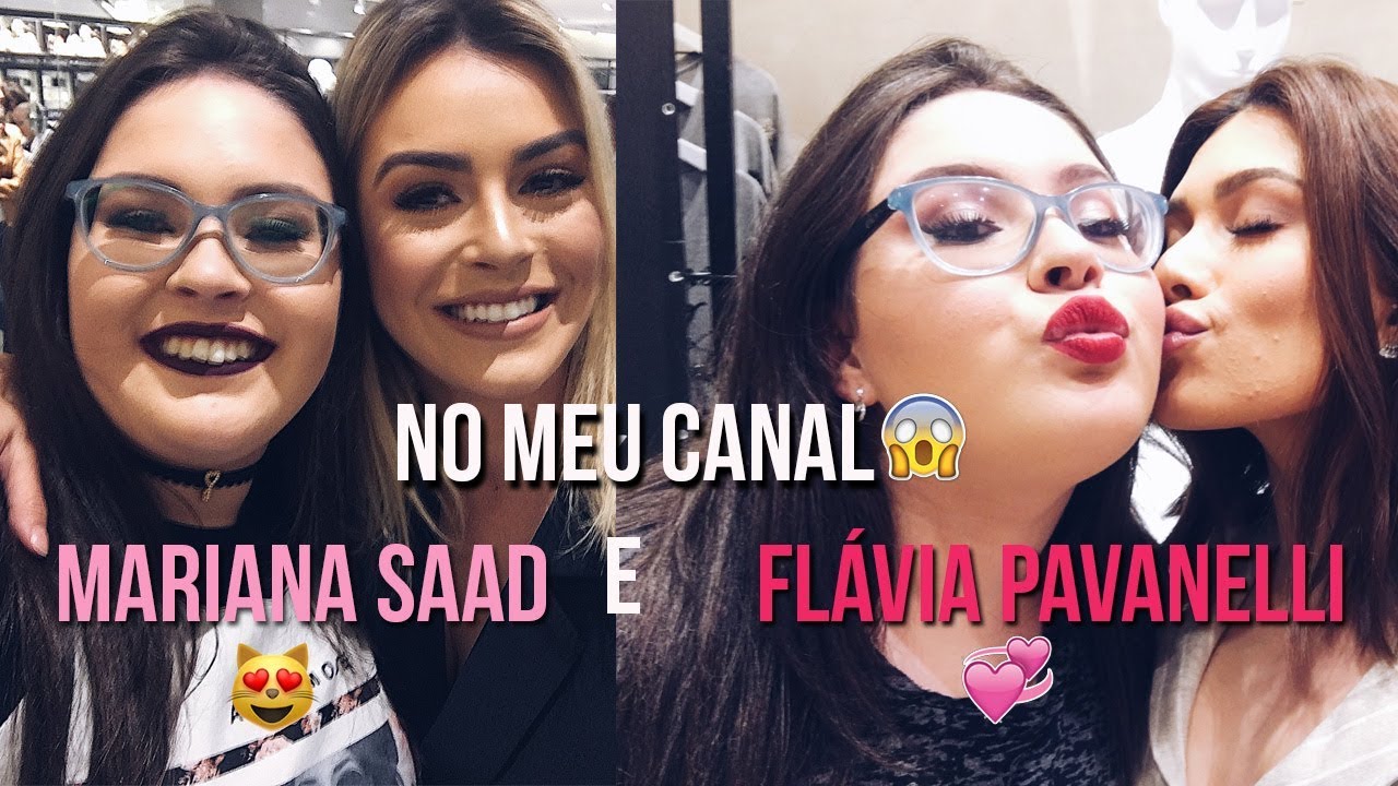 Vlog: Inaugura&ccedil;&atilde;o TVZ e Lan&ccedil;amento de Batons Payot 💄💗 com Fl&aacute;via Pavanelli e Mariana Saad