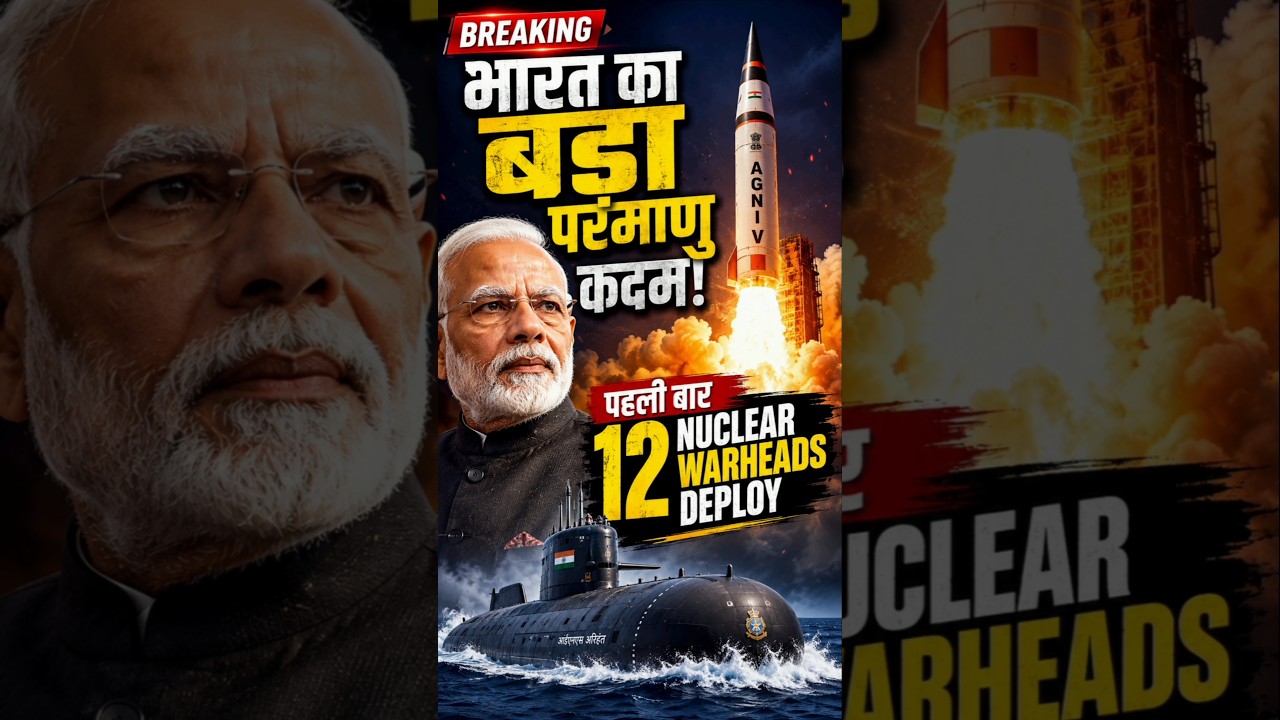 SIPRI REPORT - INDIA deploys nuclear weapons for the first time !