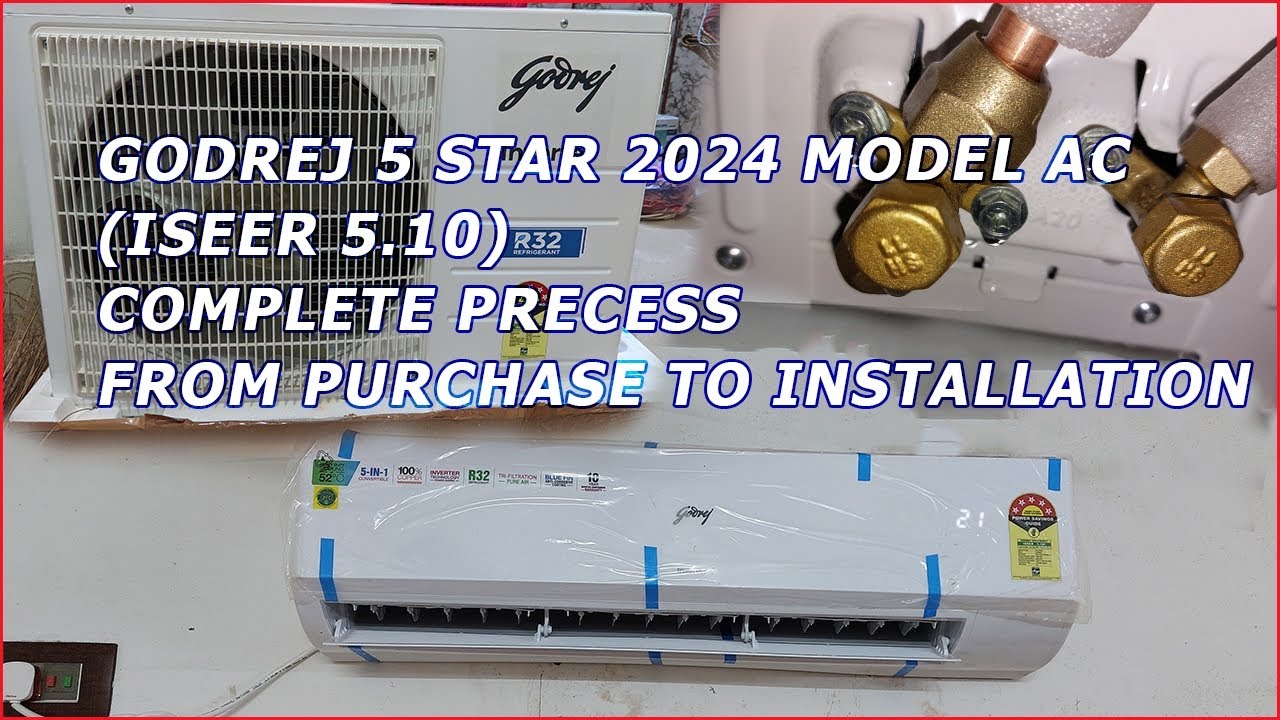 Godrej 5 star 1.5 ton AC 2024 model @35000 only. Best budget AC ,From purchase to Full Installation