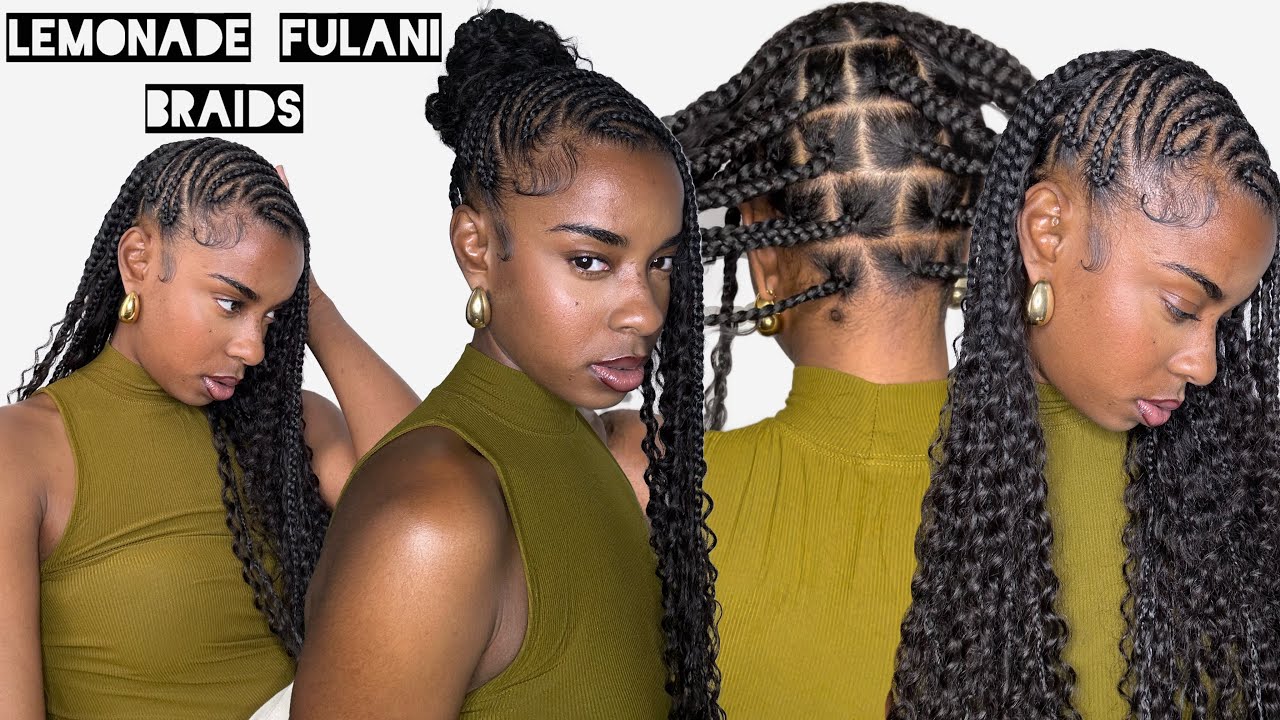 🍋Лимонадные косы фулани/бохо-косы | С косами Lockbraids | В тренде